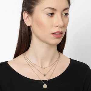 Accessorize London Women'S Simple Discs Layered Necklace