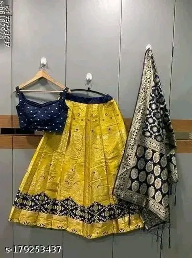 self design ethnic motif yellow